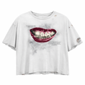 Broken Smile Distressed "T Shirt"